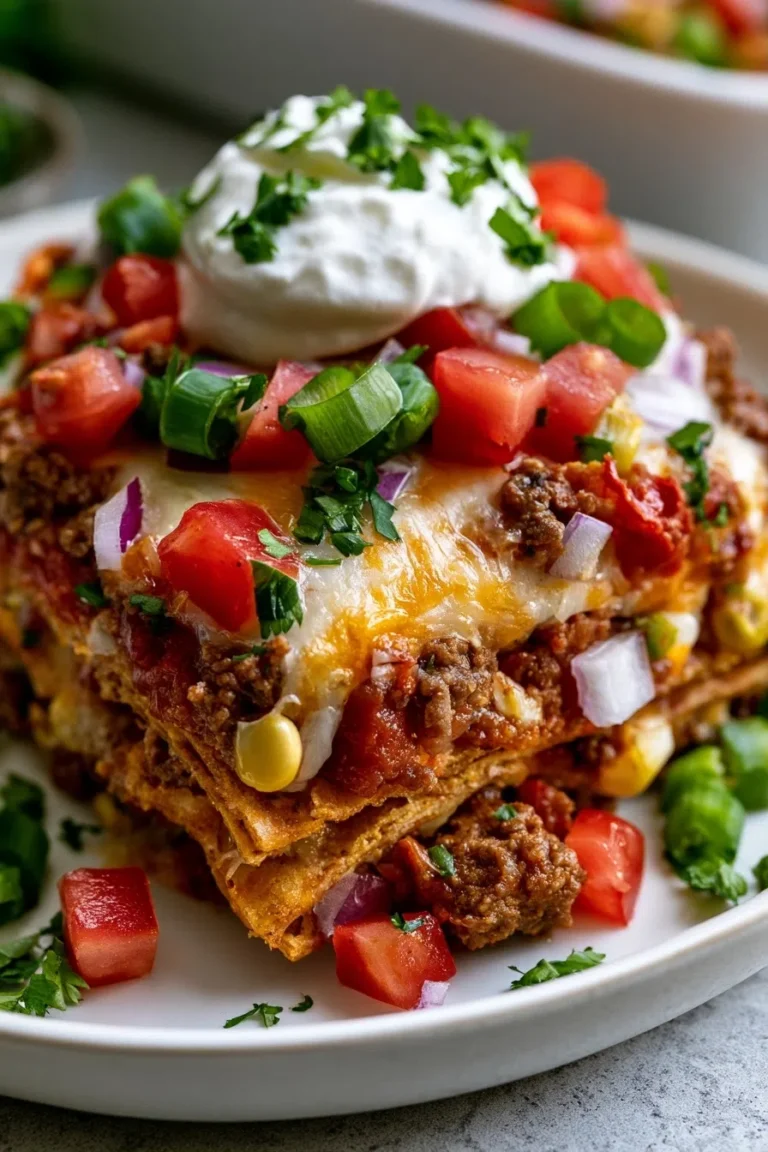 Walking Taco Casserole | Family-Friendly High Protein
